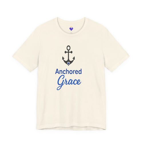 Anchored in Grace — Faith Classic Tee | HeartHalo