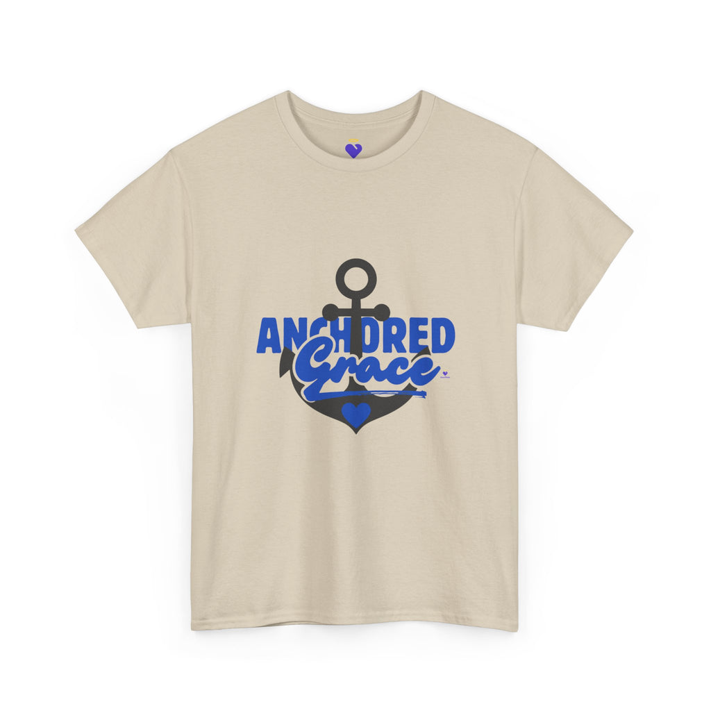 Anchored in Grace Shirt | Unisex Heavy Cotton T-Shirt