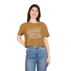 Trust in Who God Created You to Be | Women's Crop Top