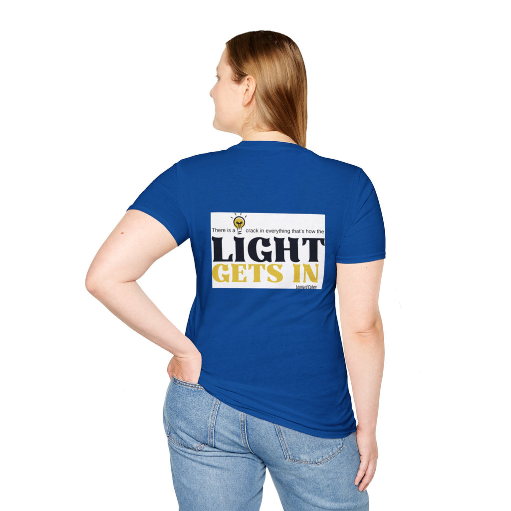 Light Gets In -  Unisex Softstyle T-Shirt