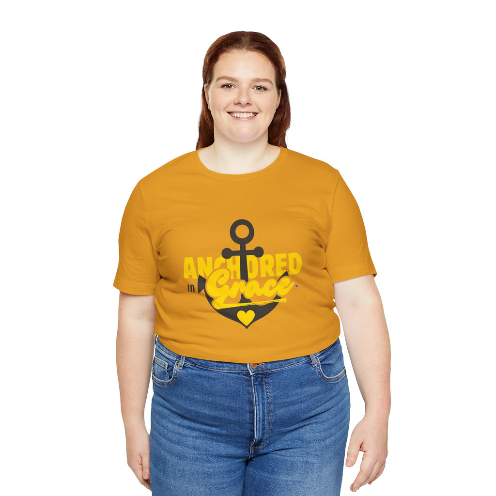 Anchored in Grace: Unisex  Short Sleeve Classic Tee