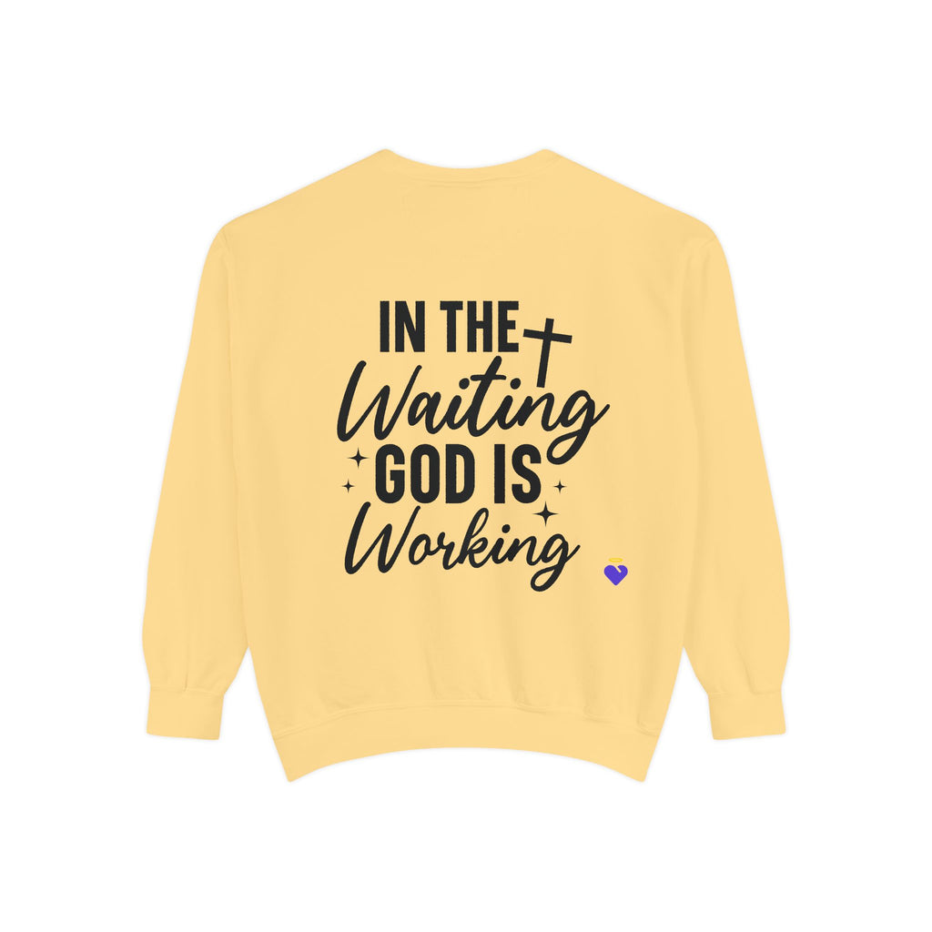 In the Waiting | Unisex Dyed Sweatshirt