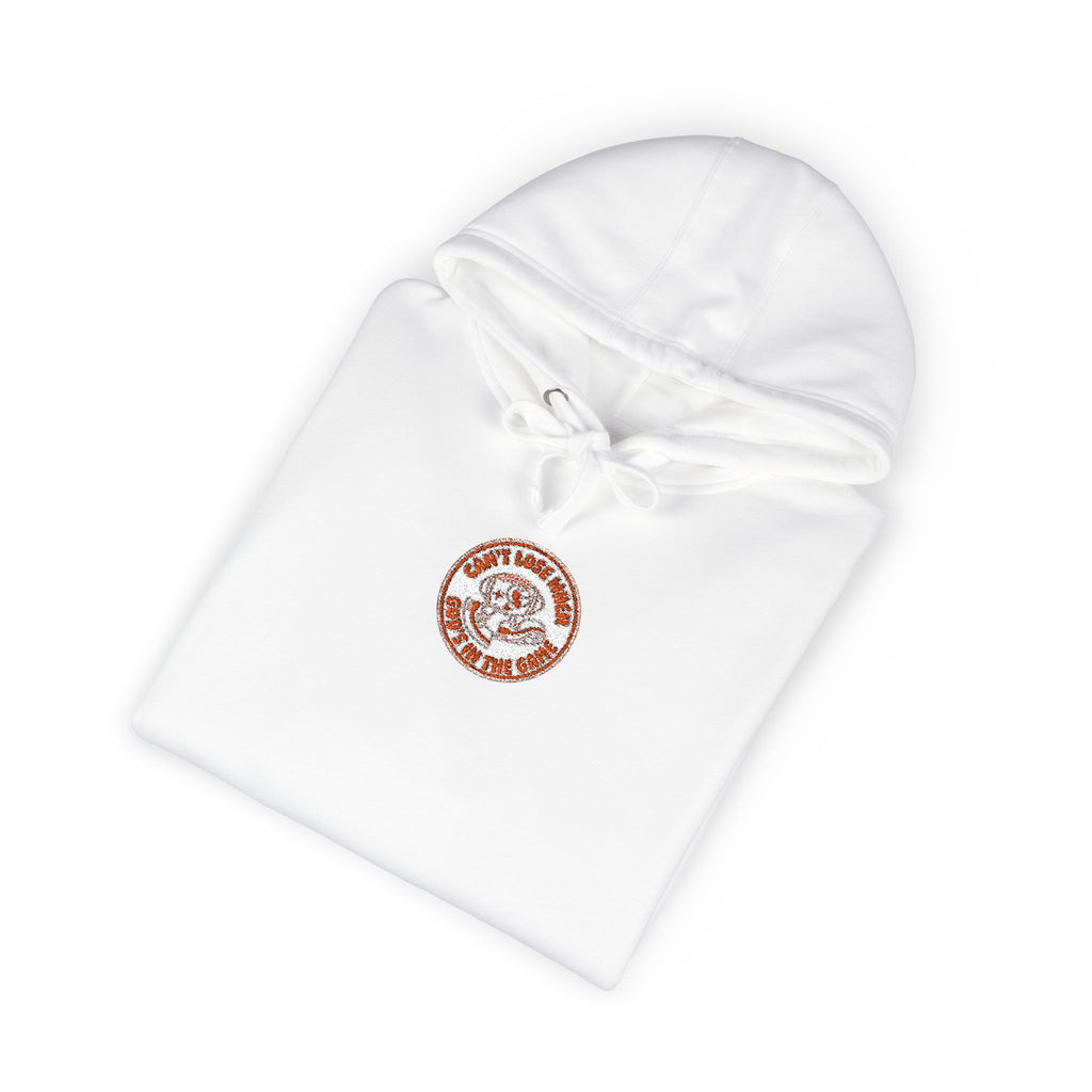 Can't Lose When God's in the Game | Unisex Fleece Pullover Hoodie