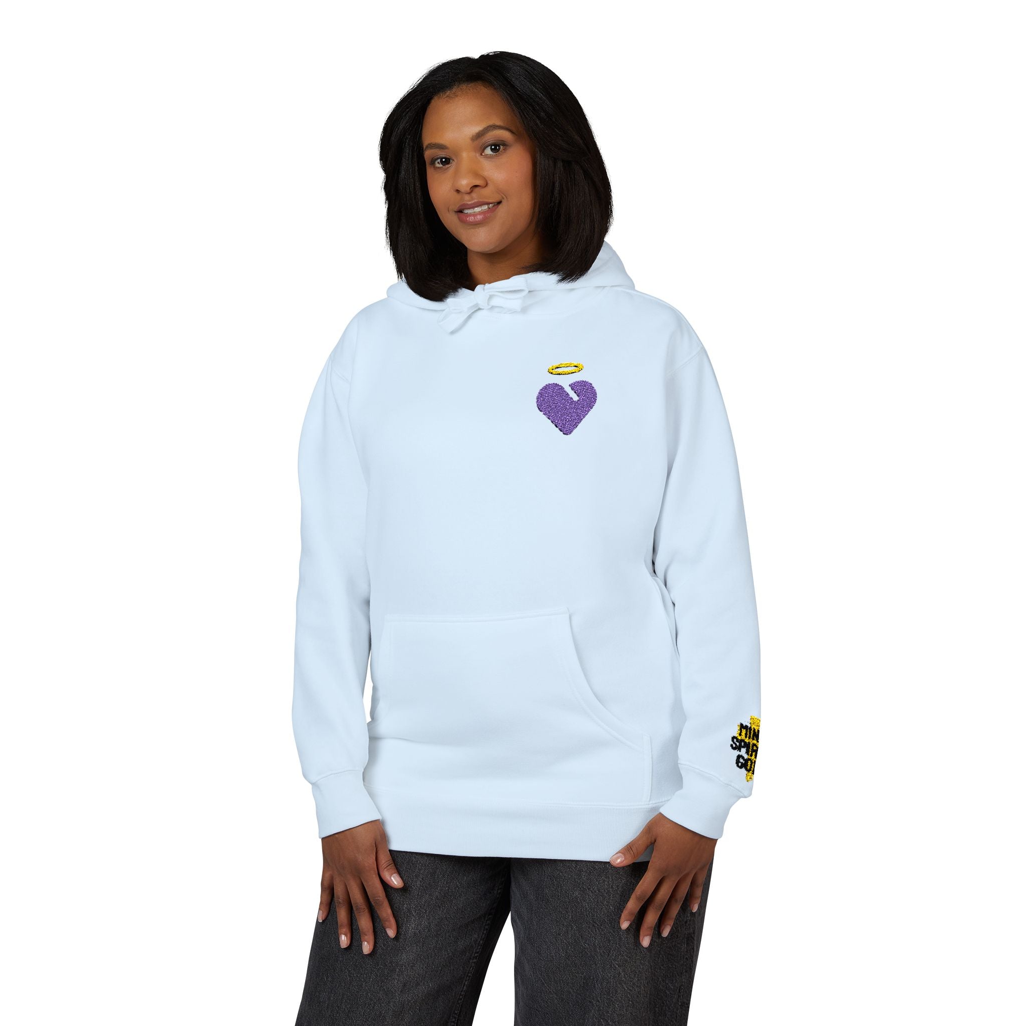 Mind Spirit God |  Unisex Fleece Pullover Hoodie