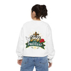 Joy Is My Protest Sweatshirt | Unisex Garment-Dyed Sweatshirt