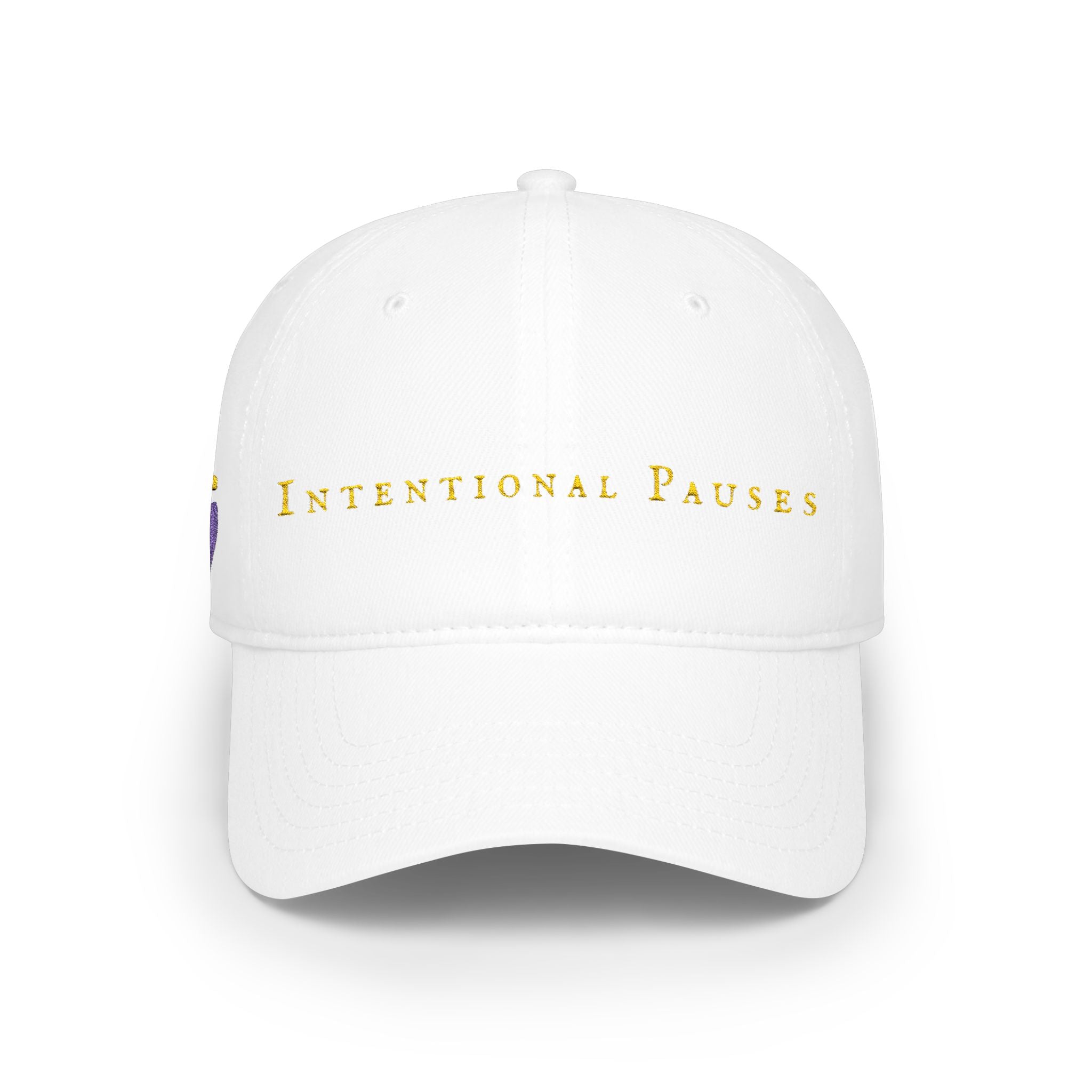 Intentional Pauses - Embroidered Low Profile Baseball Cap