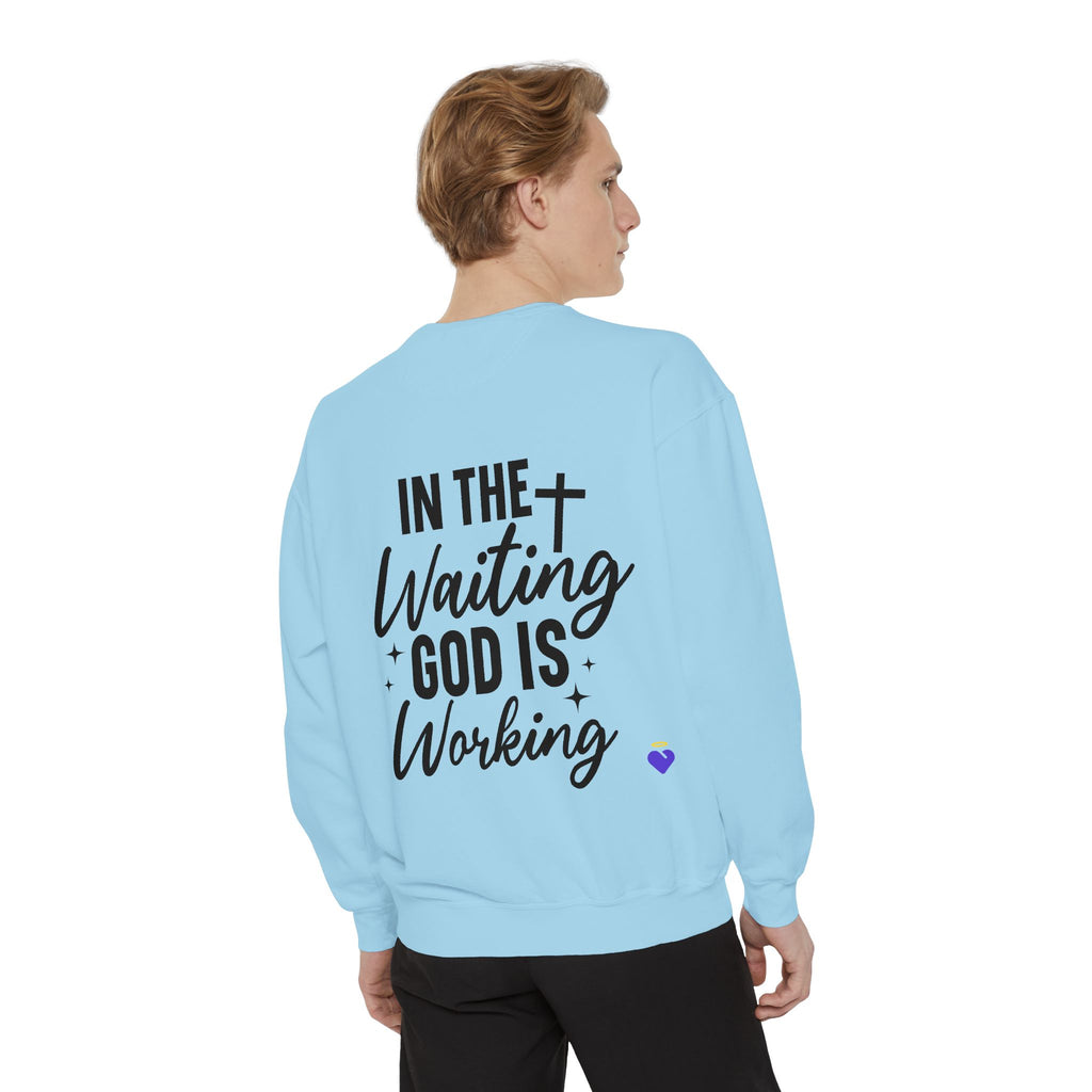 In the Waiting | Unisex Dyed Sweatshirt