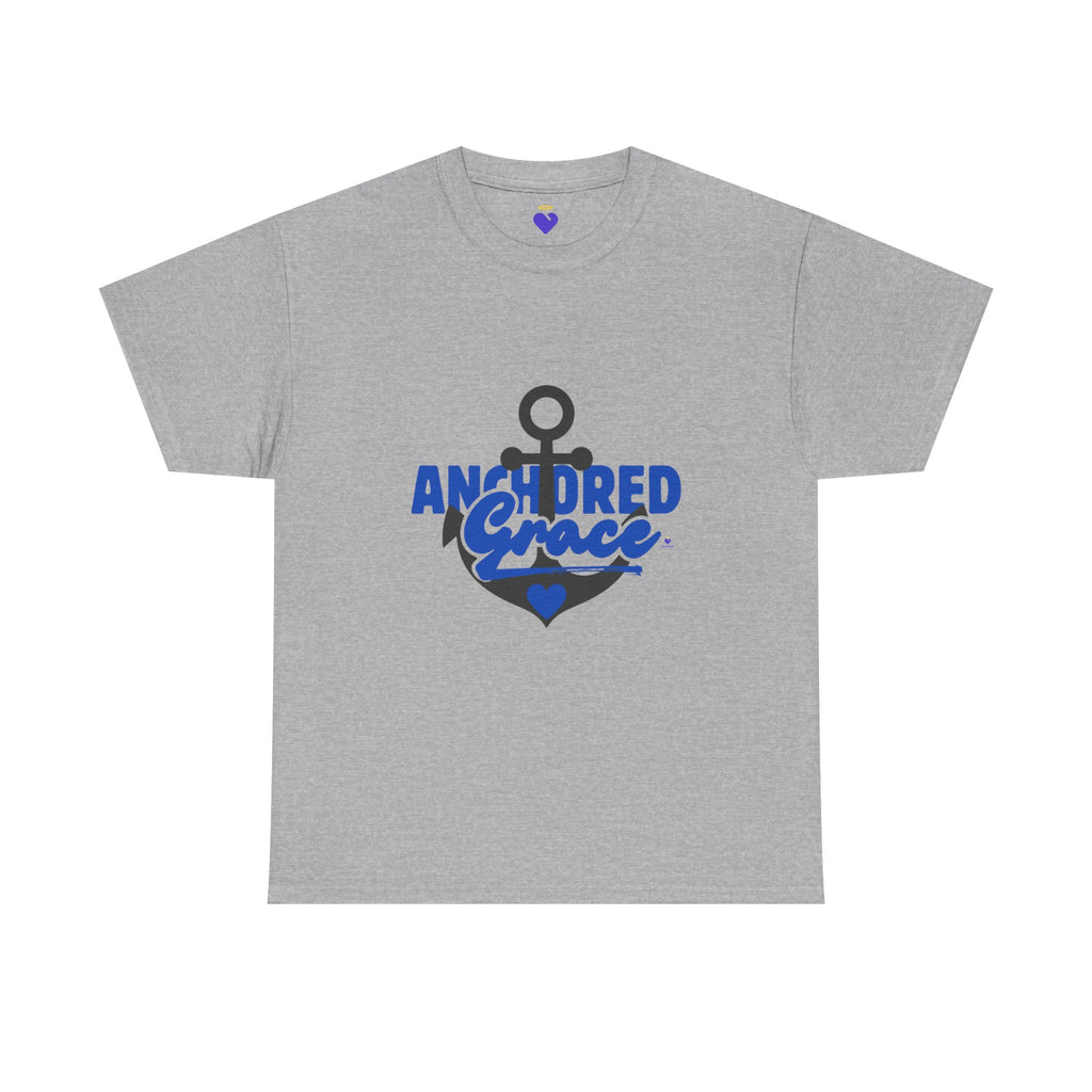 Anchored in Grace Shirt | Unisex Heavy Cotton T-Shirt