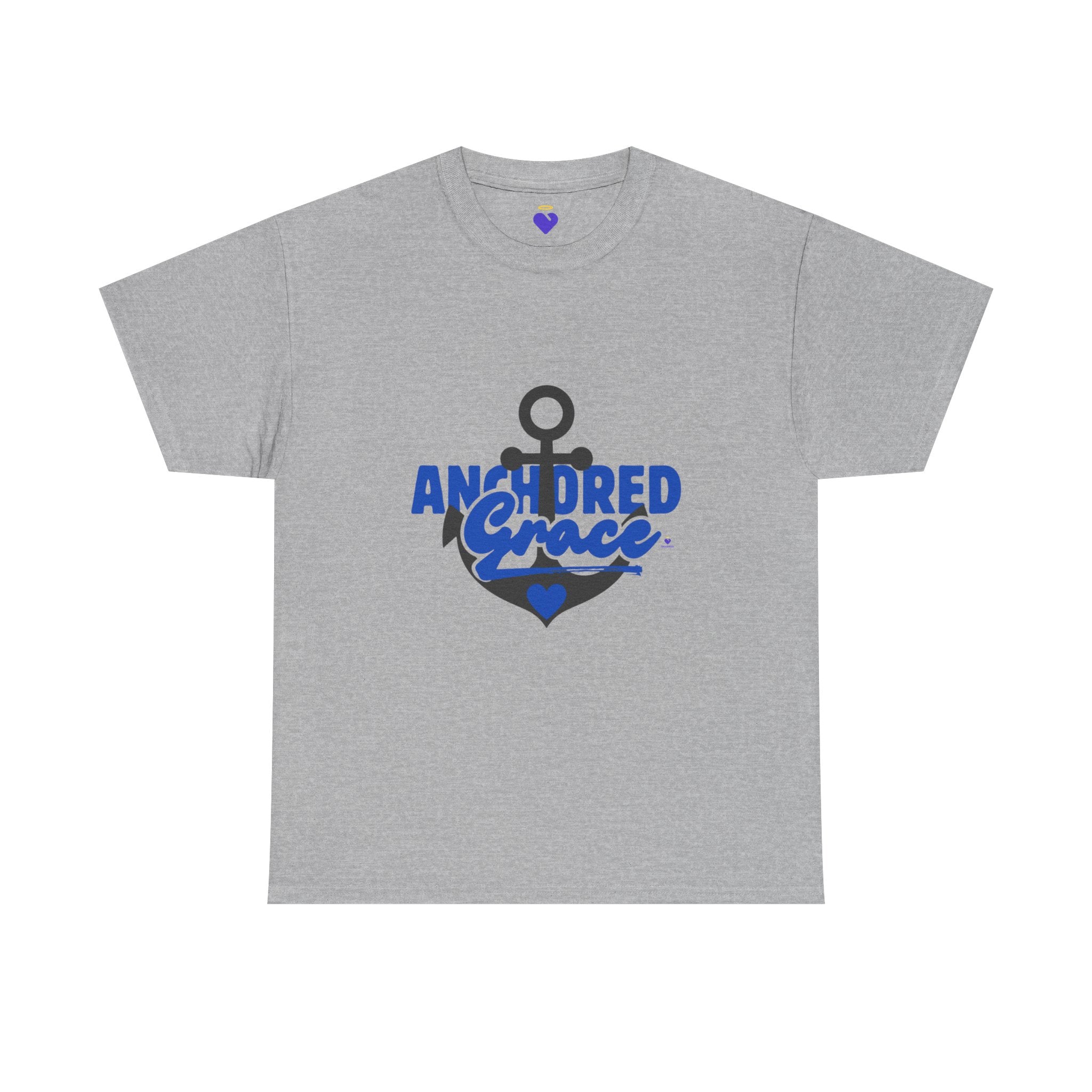 Anchored in Grace Shirt | Unisex Heavy Cotton T-Shirt