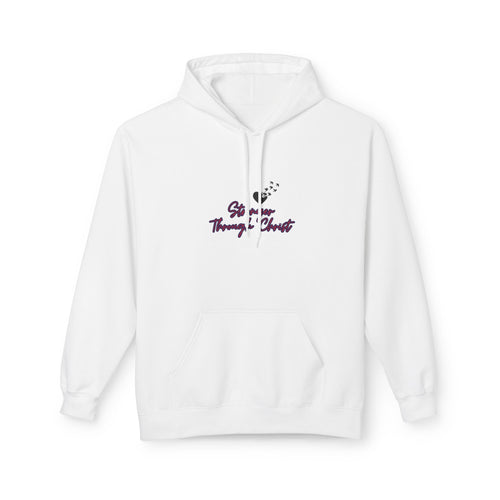Stronger through Christ- Pullover Hoodie