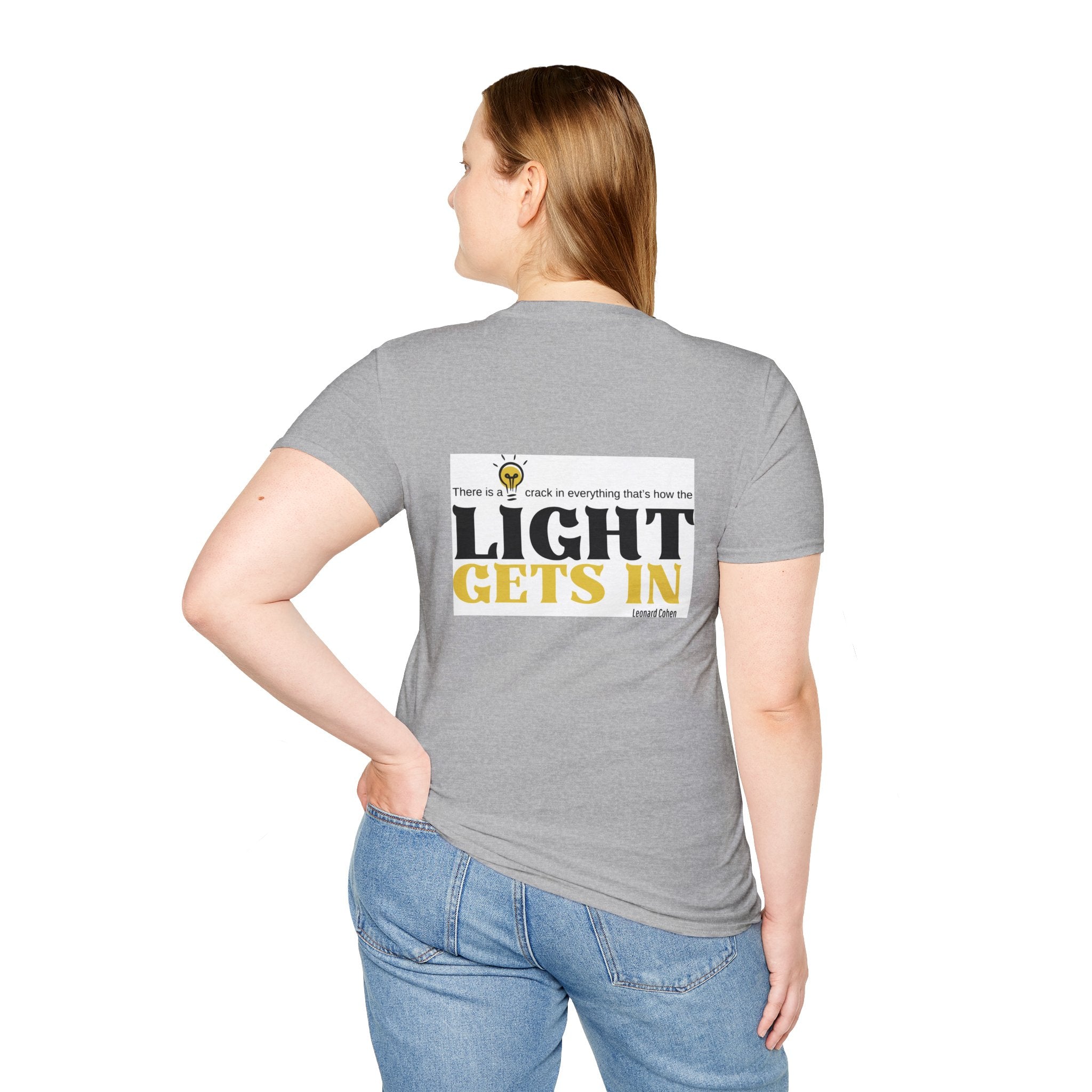 Light Gets In -  Unisex Softstyle T-Shirt