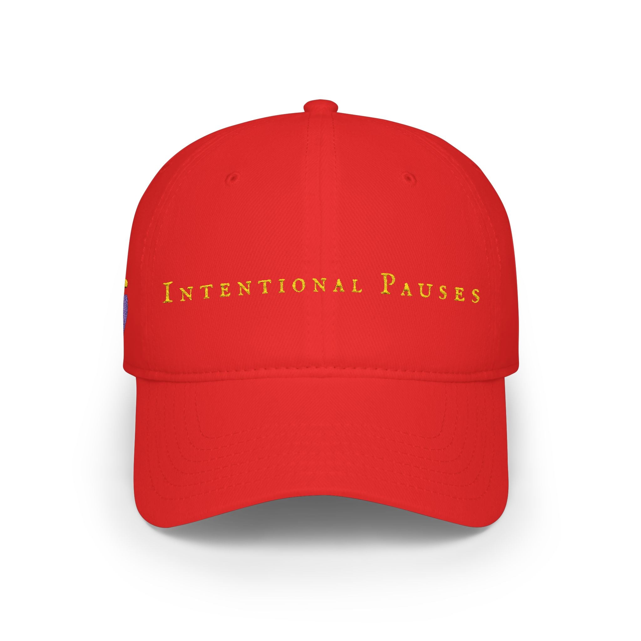 Intentional Pauses - Embroidered Low Profile Baseball Cap