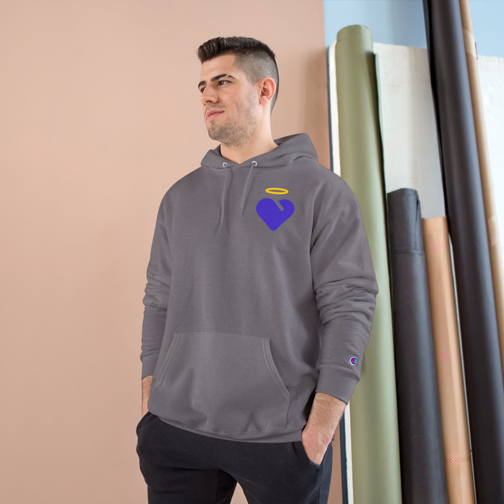 Grace Over Grind | Unisex Champion Premium Pullover Hoodie