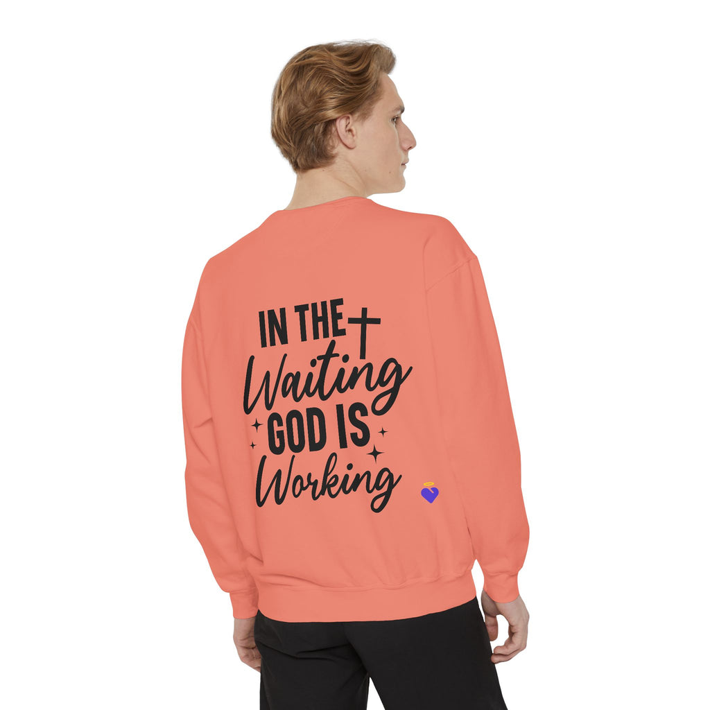 In the Waiting | Unisex Dyed Sweatshirt