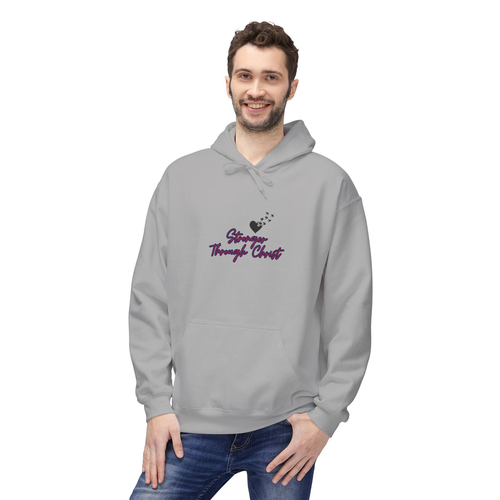 Stronger through Christ |Unisex Midweight Hooded Sweatshirt