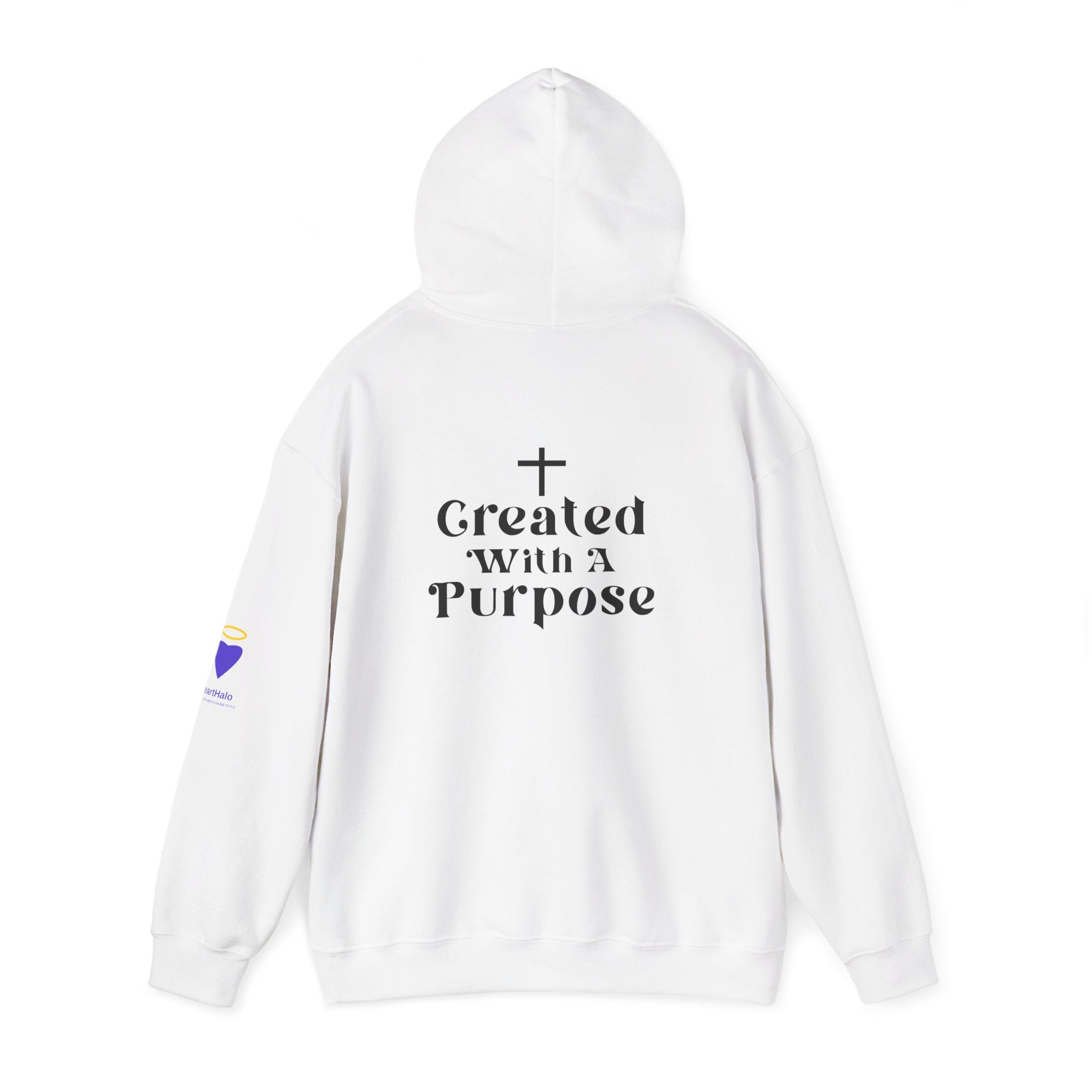 Created with a Purpose | Unisex Hooded Sweatshirt