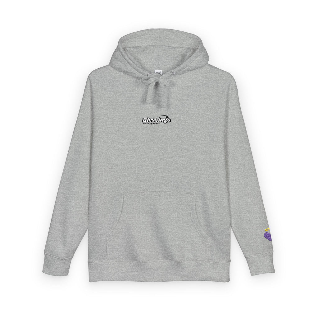 Blessings Hit Different | Unisex Fleece Pullover Hoodie
