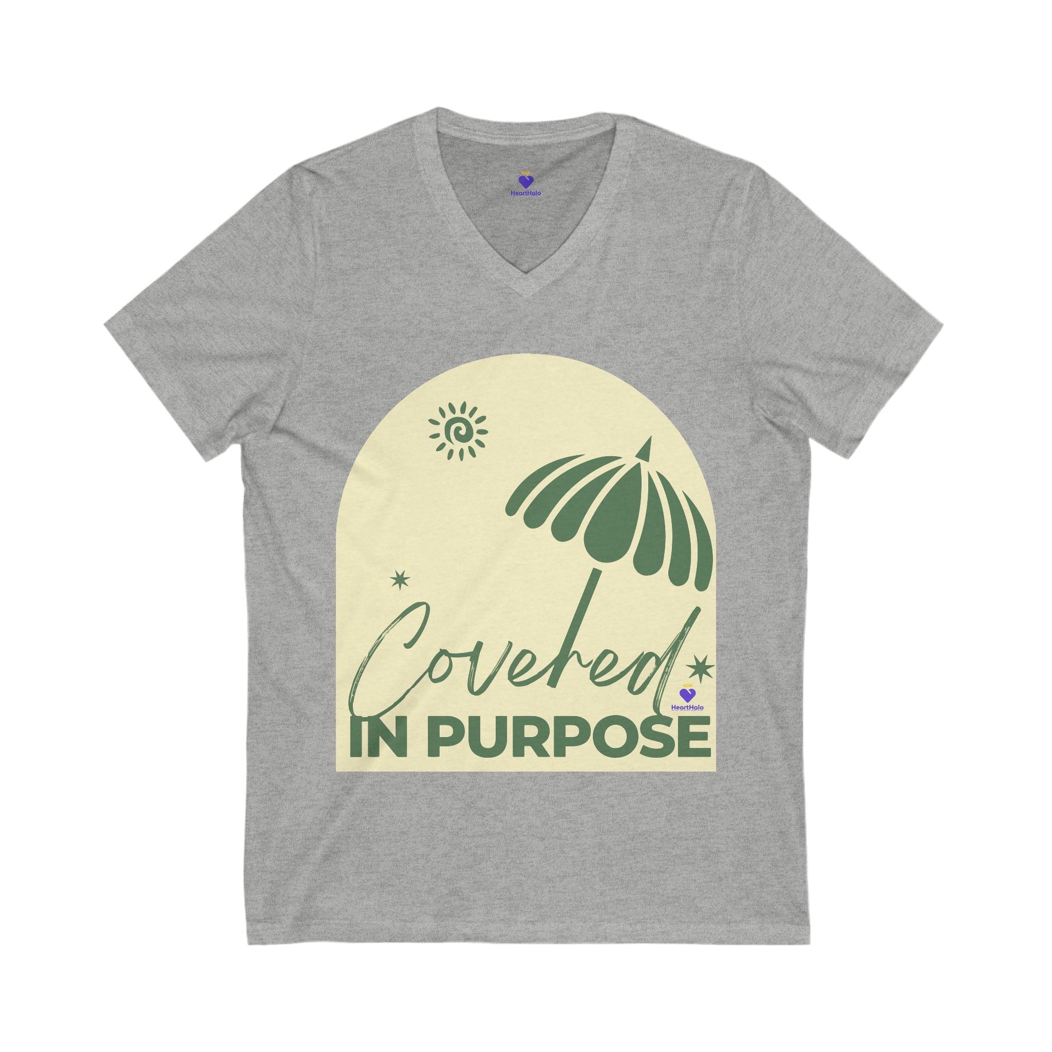 Covered in Purpose | Premium Unisex V-Neck Tee