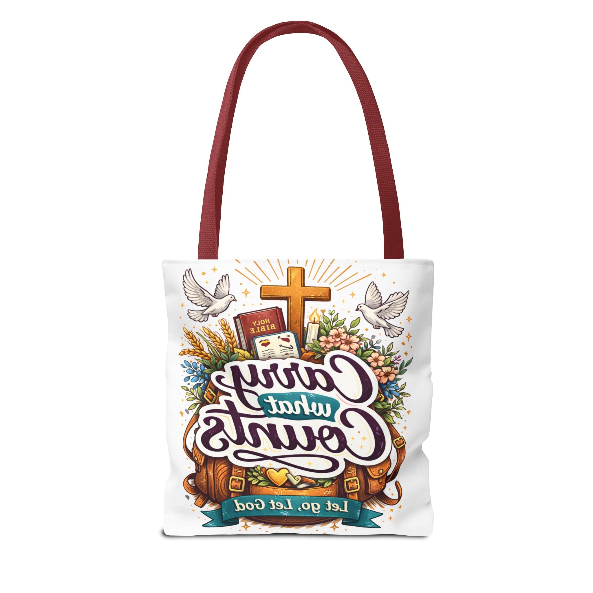 Carry What Counts: Let Go, Let God | Canvas Tote