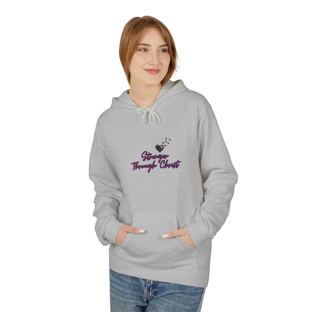 Stronger through Christ |Unisex Midweight Hooded Sweatshirt