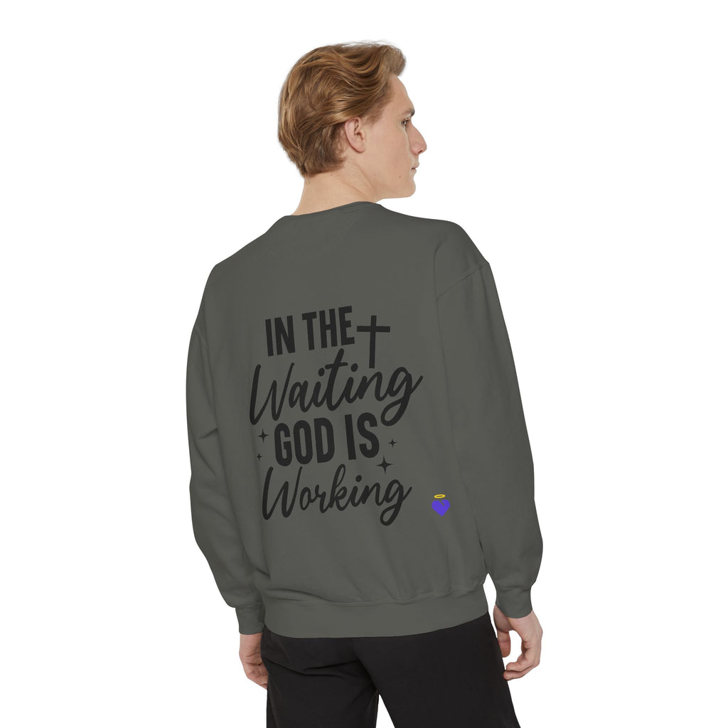 In the Waiting | Unisex Dyed Sweatshirt