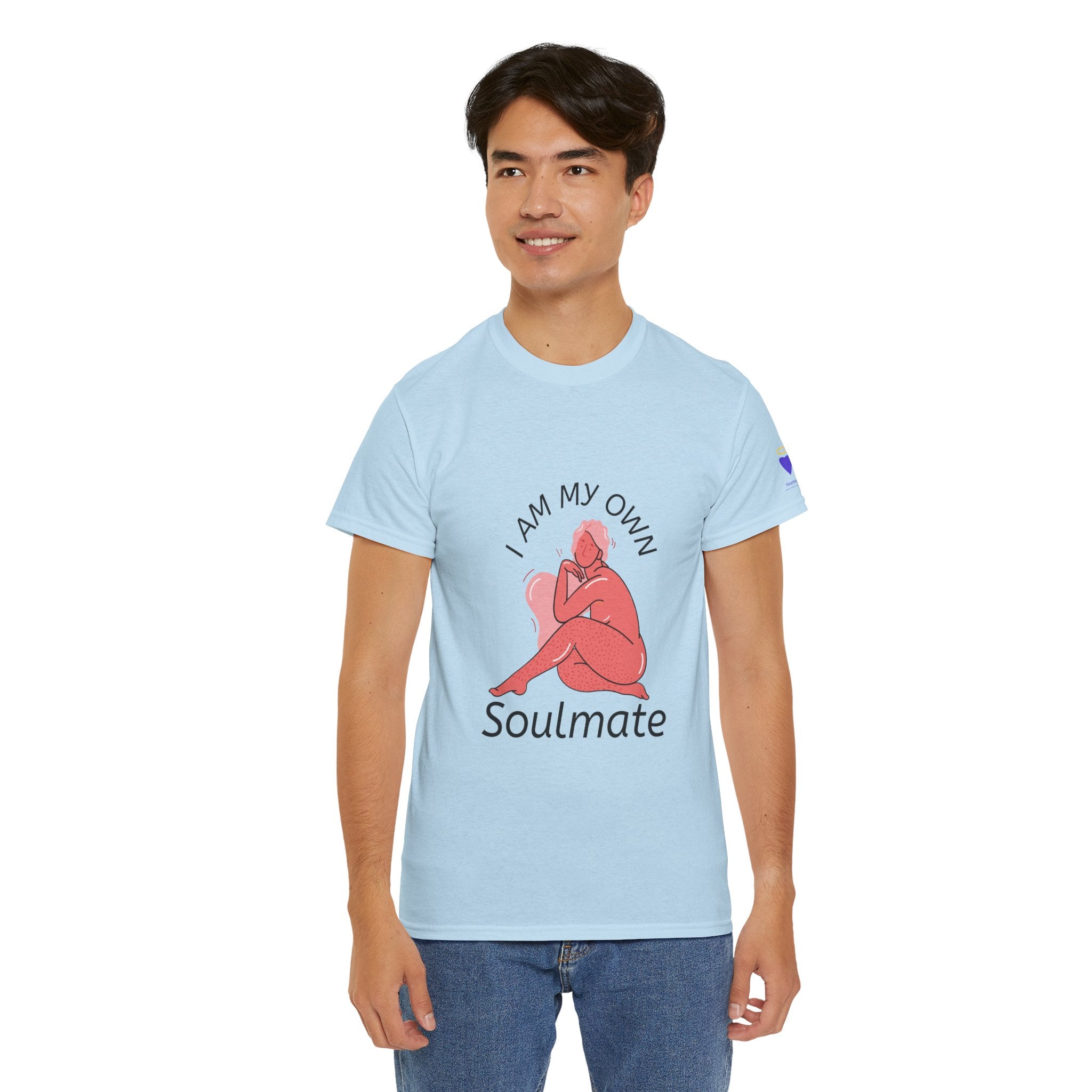 I Am My Own Soulmate - Unisex Heavy Cotton T-Shirt (Round Neck)