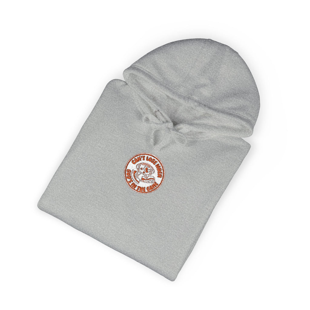 Can't Lose When God's in the Game | Unisex Fleece Pullover Hoodie