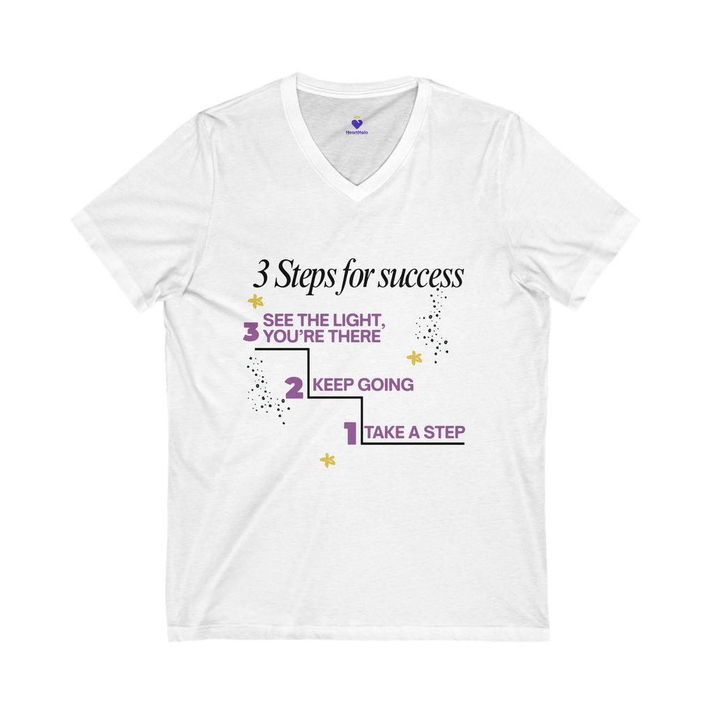 3 Steps to Success V-Neck Tee