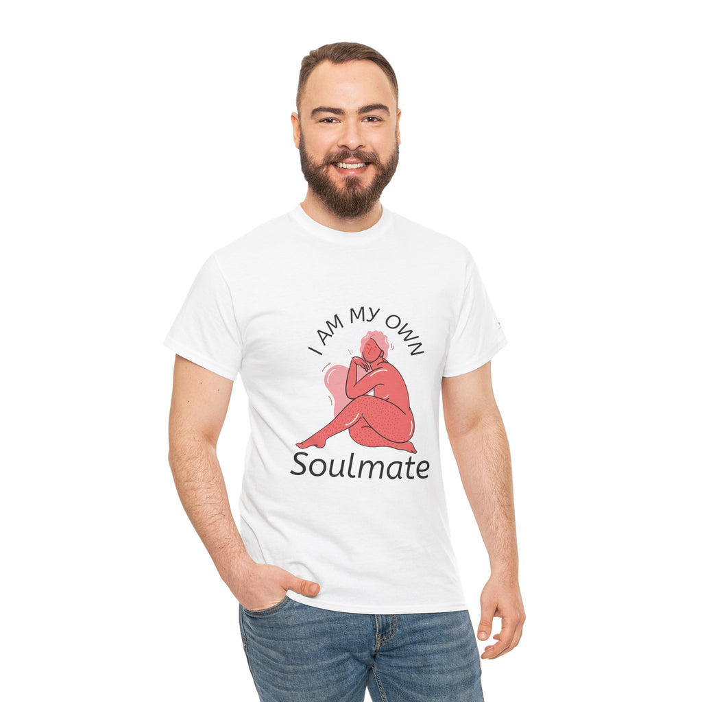 I Am My Own Soulmate - Unisex Heavy Cotton T-Shirt (Round Neck)