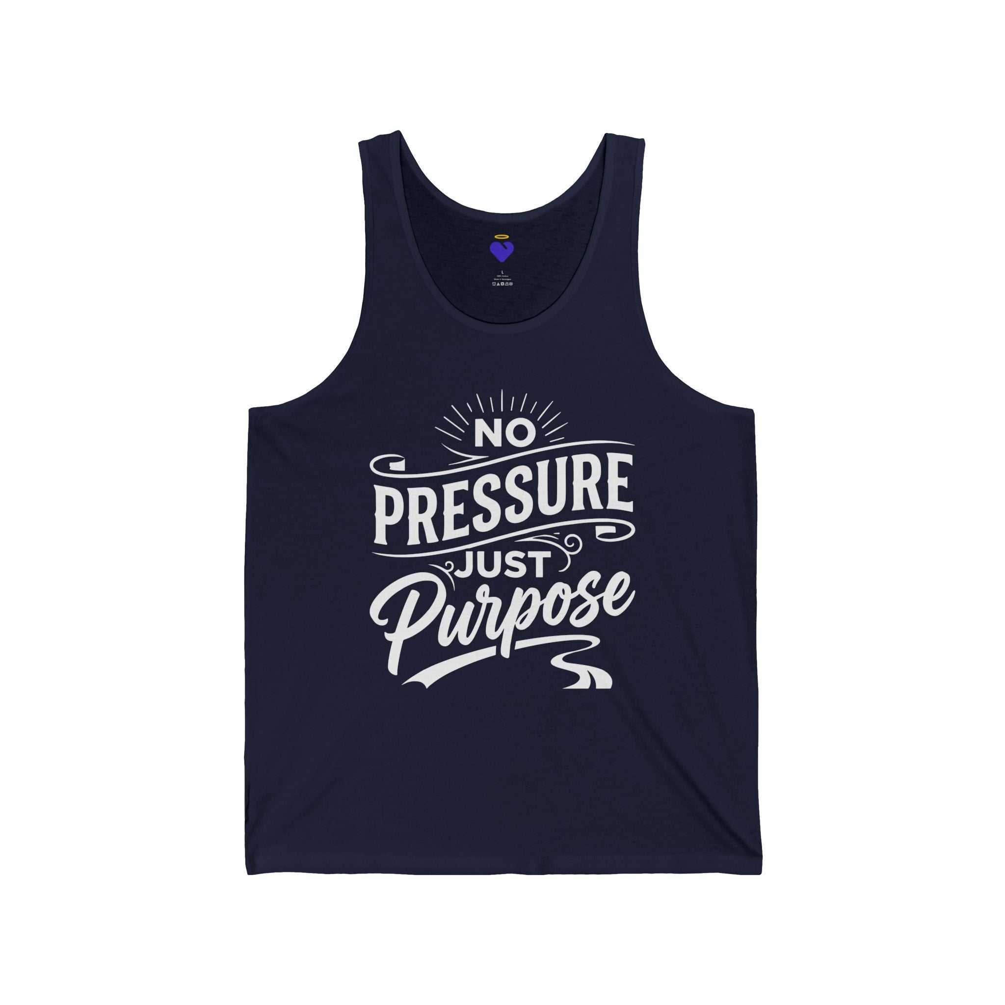 No Pressure, Just Purpose | Men's Staple Tank Top