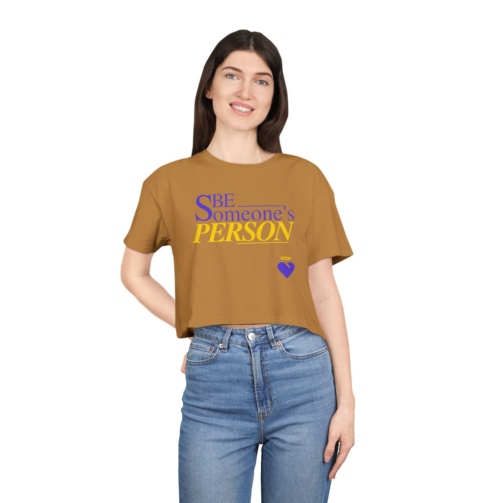 Be Someone's Person - Women's Crop Top