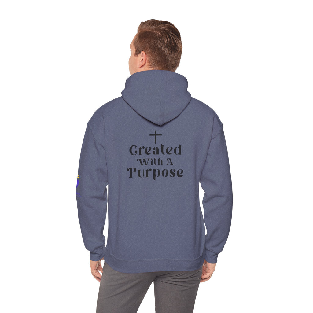 Created with a Purpose | Unisex Hooded Sweatshirt