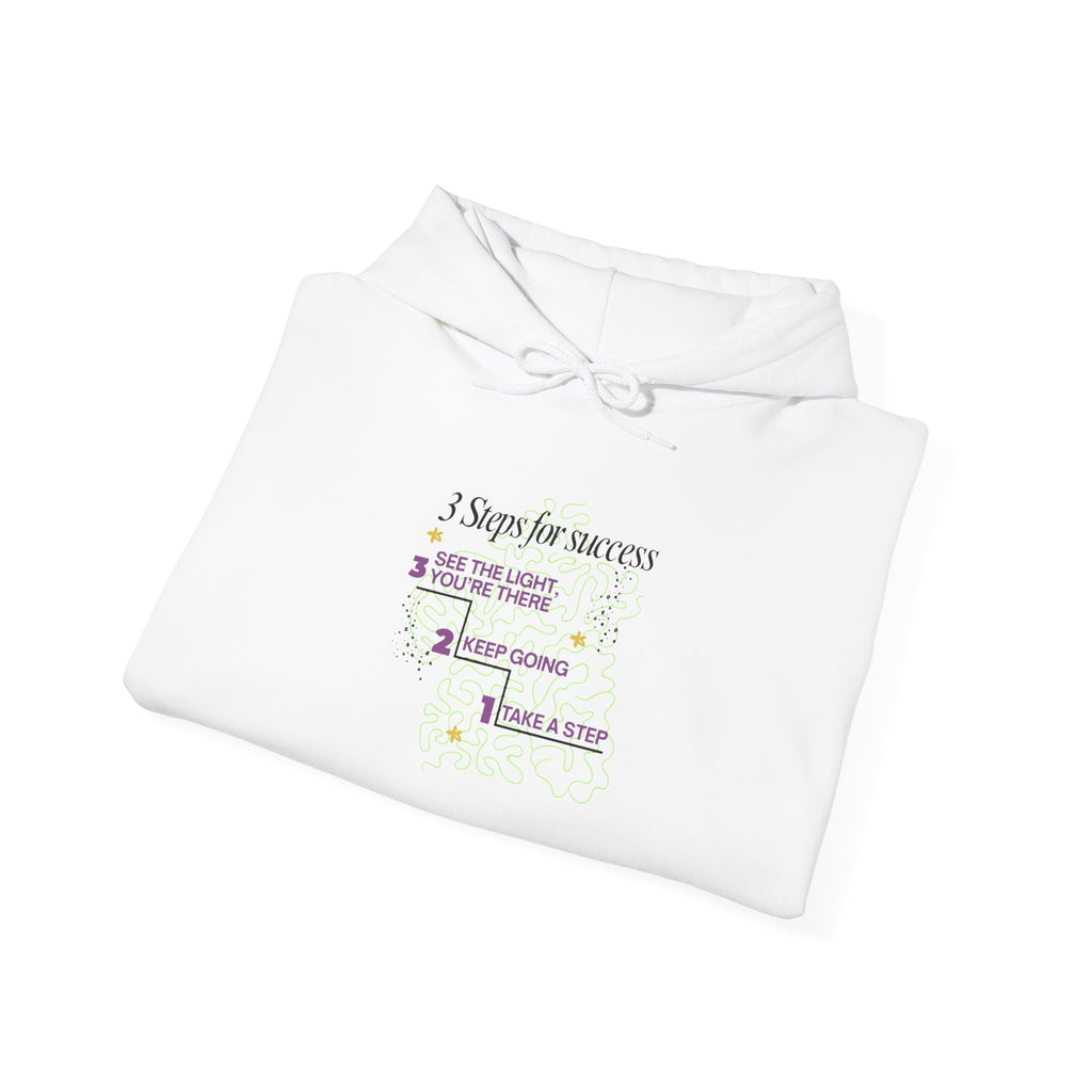 3 Steps to Success - Unisex Heavy Blend™ Hooded Sweatshirt