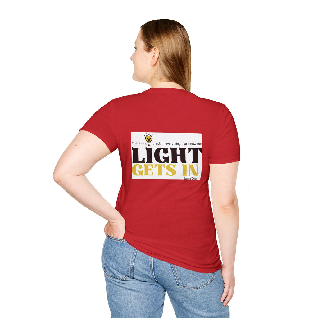 Light Gets In -  Unisex Softstyle T-Shirt