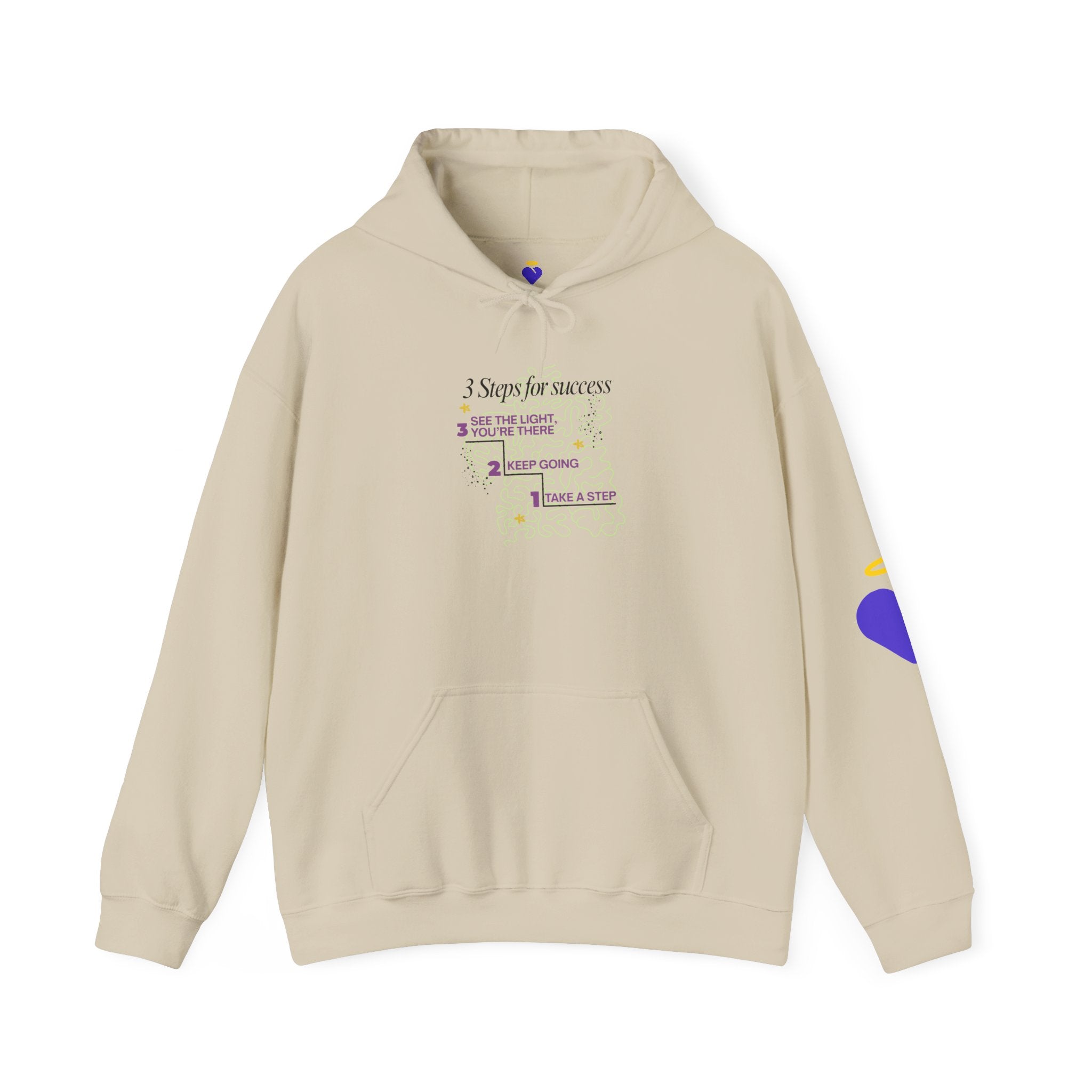 3 Steps to Success - Unisex Heavy Blend™ Hooded Sweatshirt