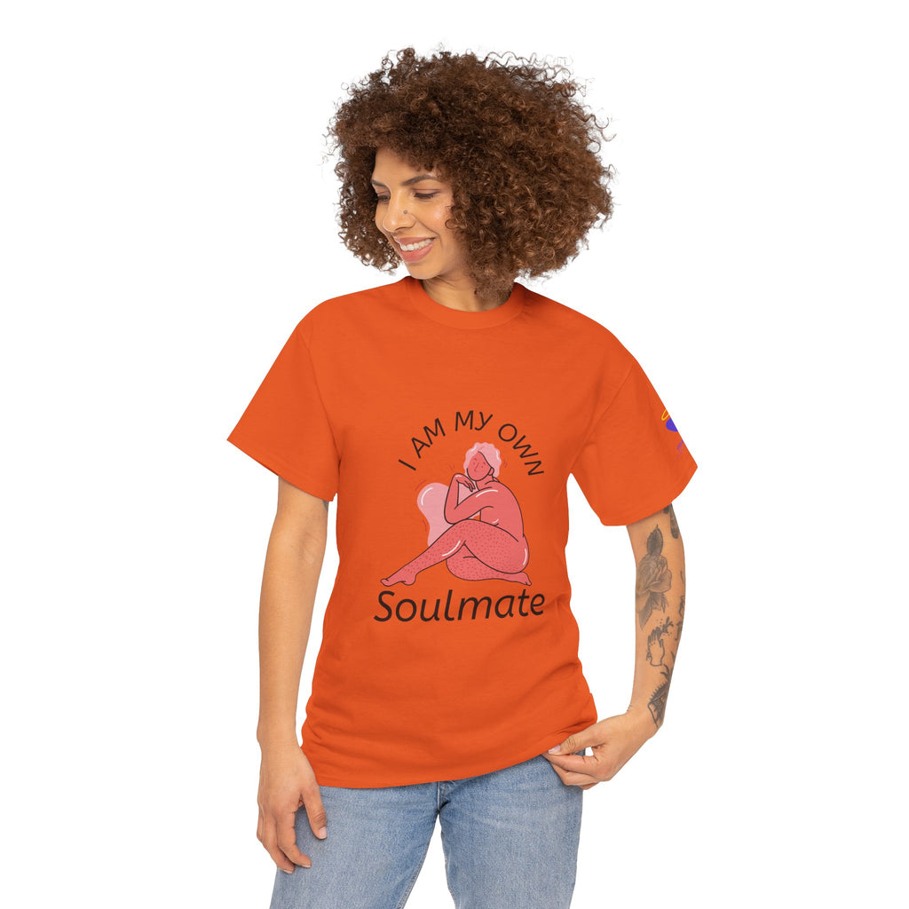I Am My Own Soulmate - Unisex Heavy Cotton T-Shirt (Round Neck)