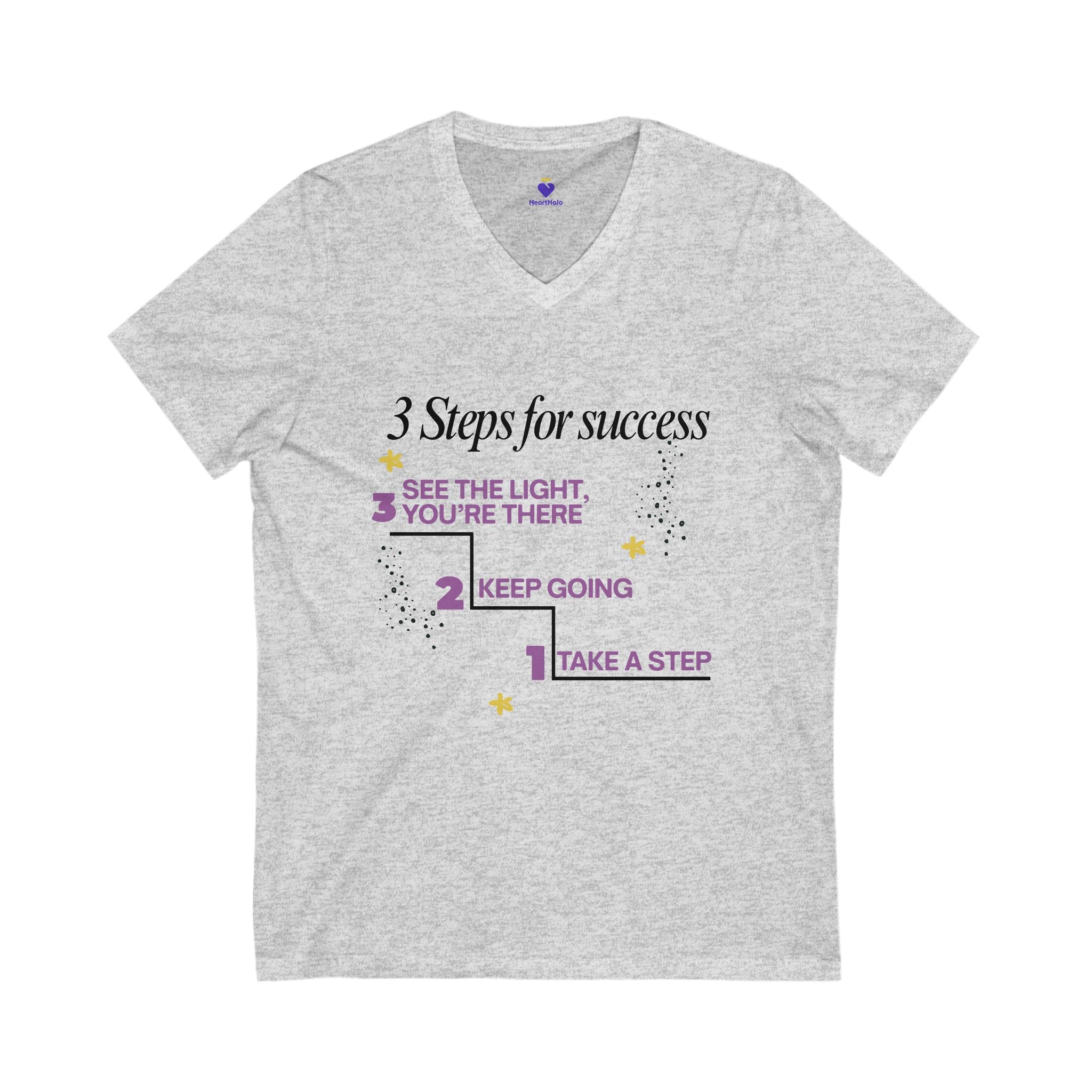 3 Steps to Success V-Neck Tee