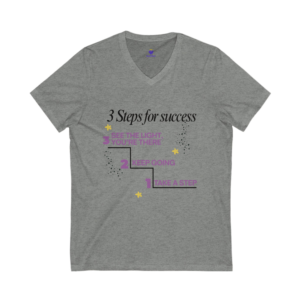 3 Steps to Success V-Neck Tee