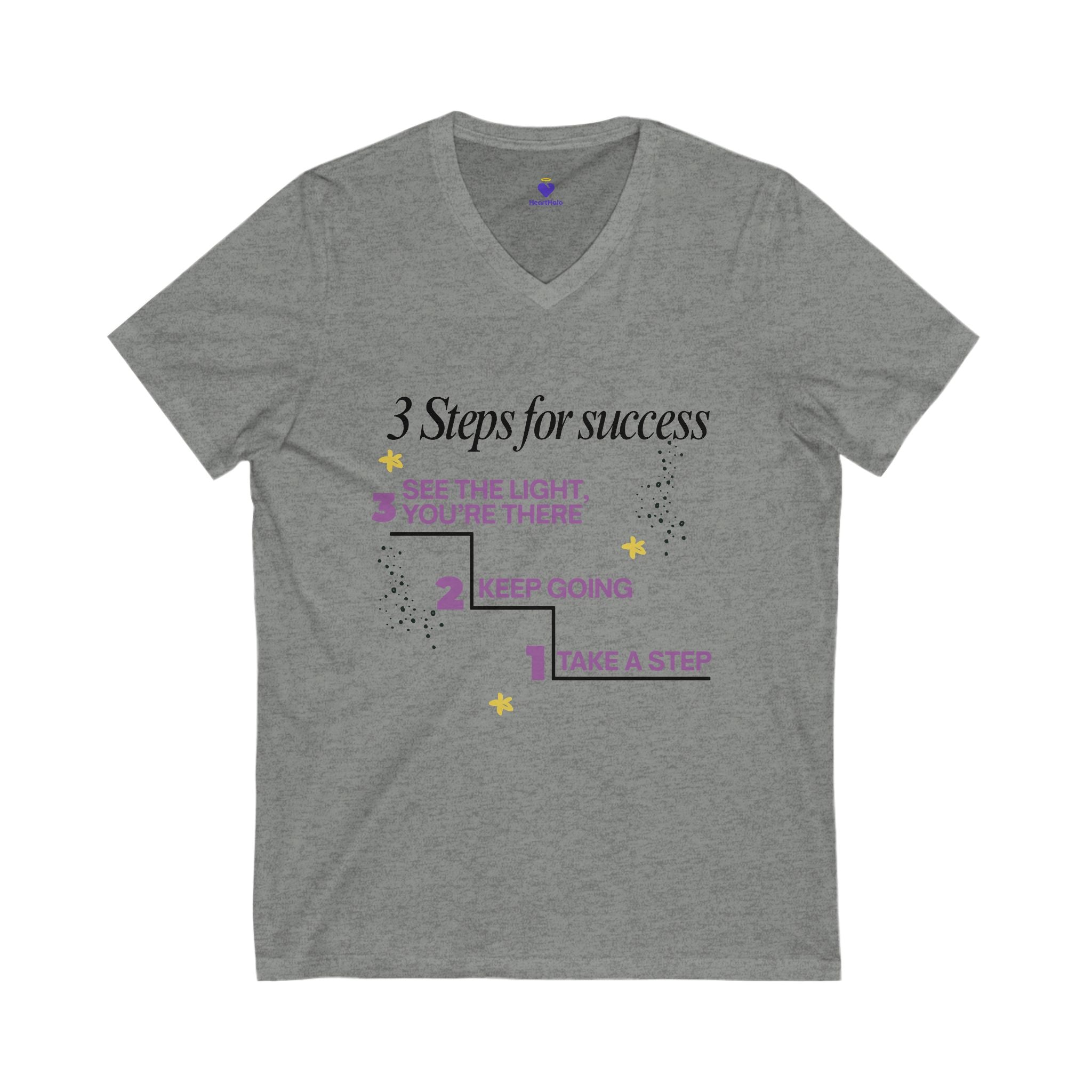 3 Steps to Success V-Neck Tee