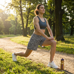 Blessed Balance | AOP Unisex Athletic Long Shorts Long Shorts - HeartHalo