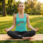 Faith Over Frisky | Women’s Racerback Tank Top Tank Top - HeartHalo