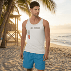 God Over All Things | Men's Staple Tank Top Tank Top - HeartHalo