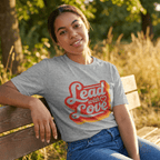 Lead with Love — Unisex Classic Jersey Short Sleeve T-Shirt T-Shirt - HeartHalo