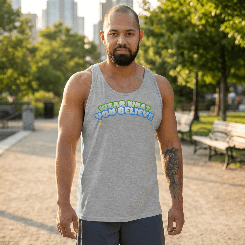 Wear What You Believe | Men's Staple Tank Top Tank Top - HeartHalo