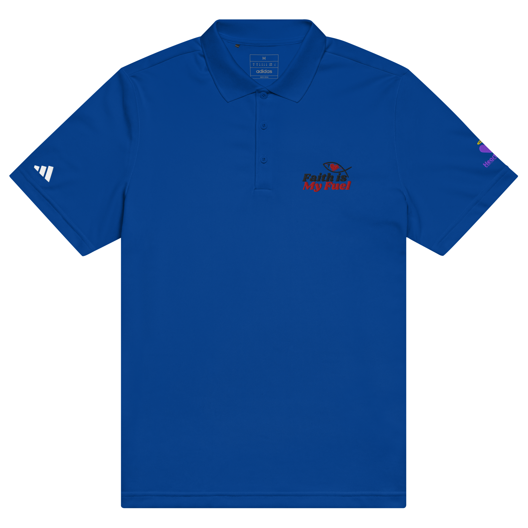 Faith is my Fuel | Adidas sport polo