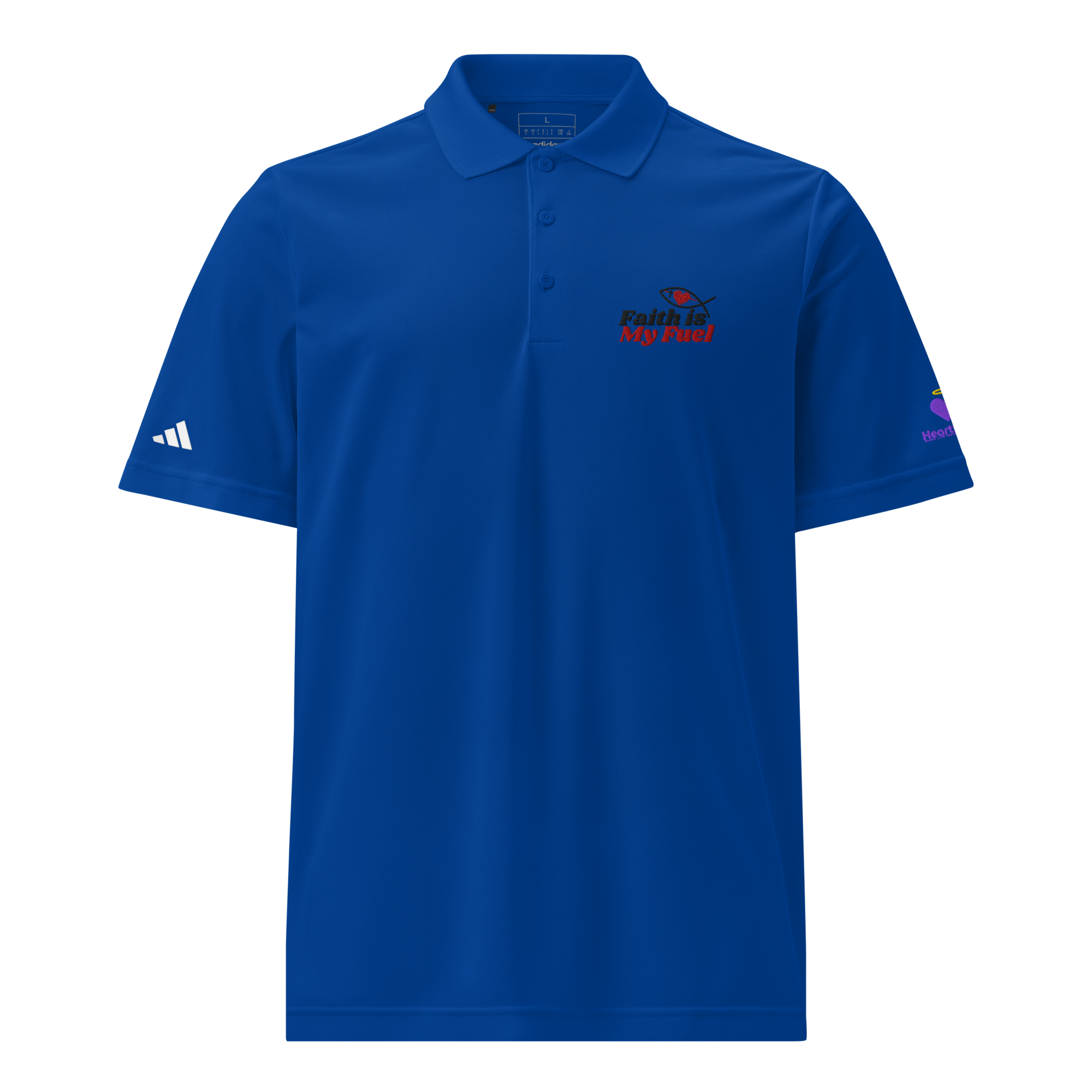 Faith is my Fuel | Adidas sport polo