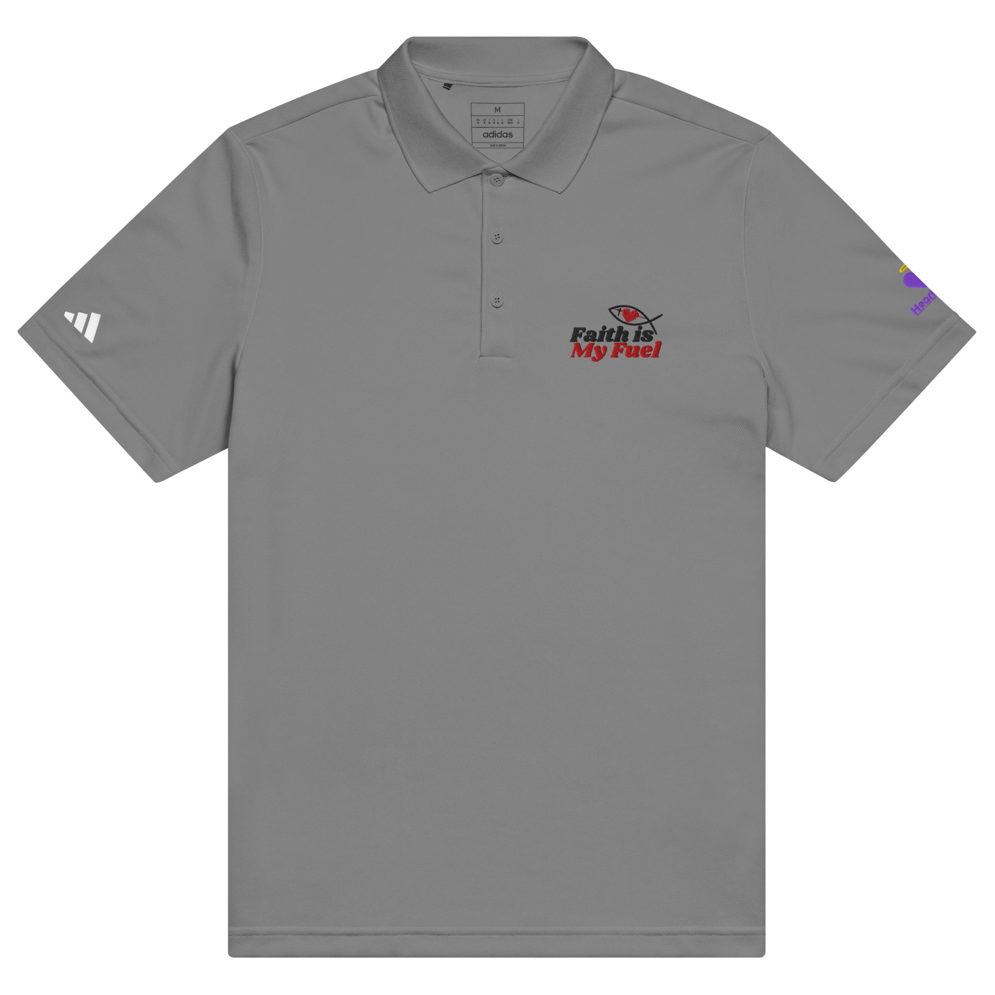 Faith is my Fuel | Adidas sport polo
