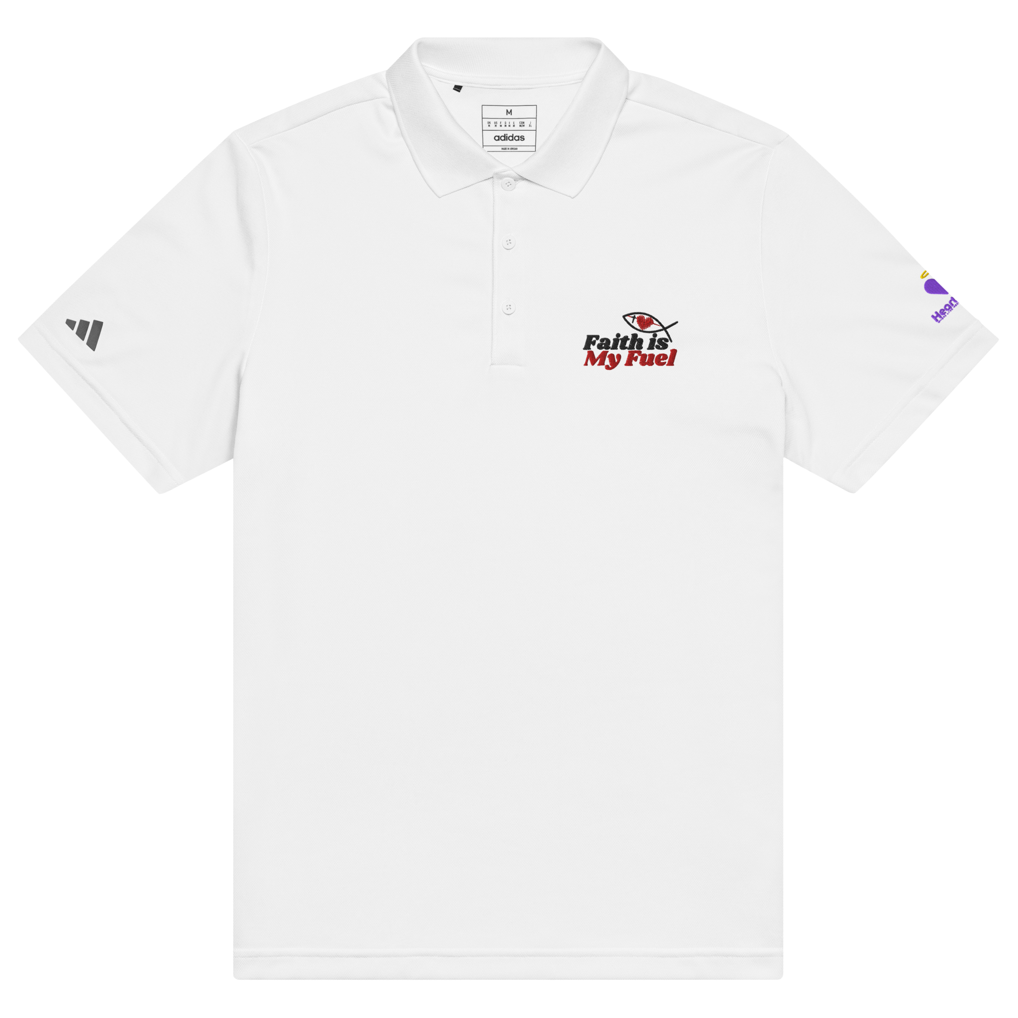 Faith is my Fuel | Adidas sport polo