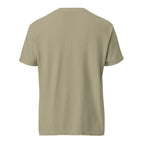 Be the Light | Embroidered Unisex garment-dyed T-Shirt in Khaki, back view