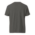 Be the Light | Embroidered Unisex garment-dyed T-Shirt in Pepper, back view
